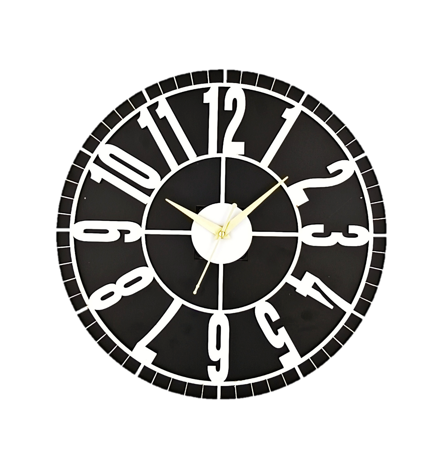 Wooden Silent Non-Ticking Wall Clock for Home Stylish Latest Designer Wall Clock for Home Living Room Bedroom Office Hall - Image 2